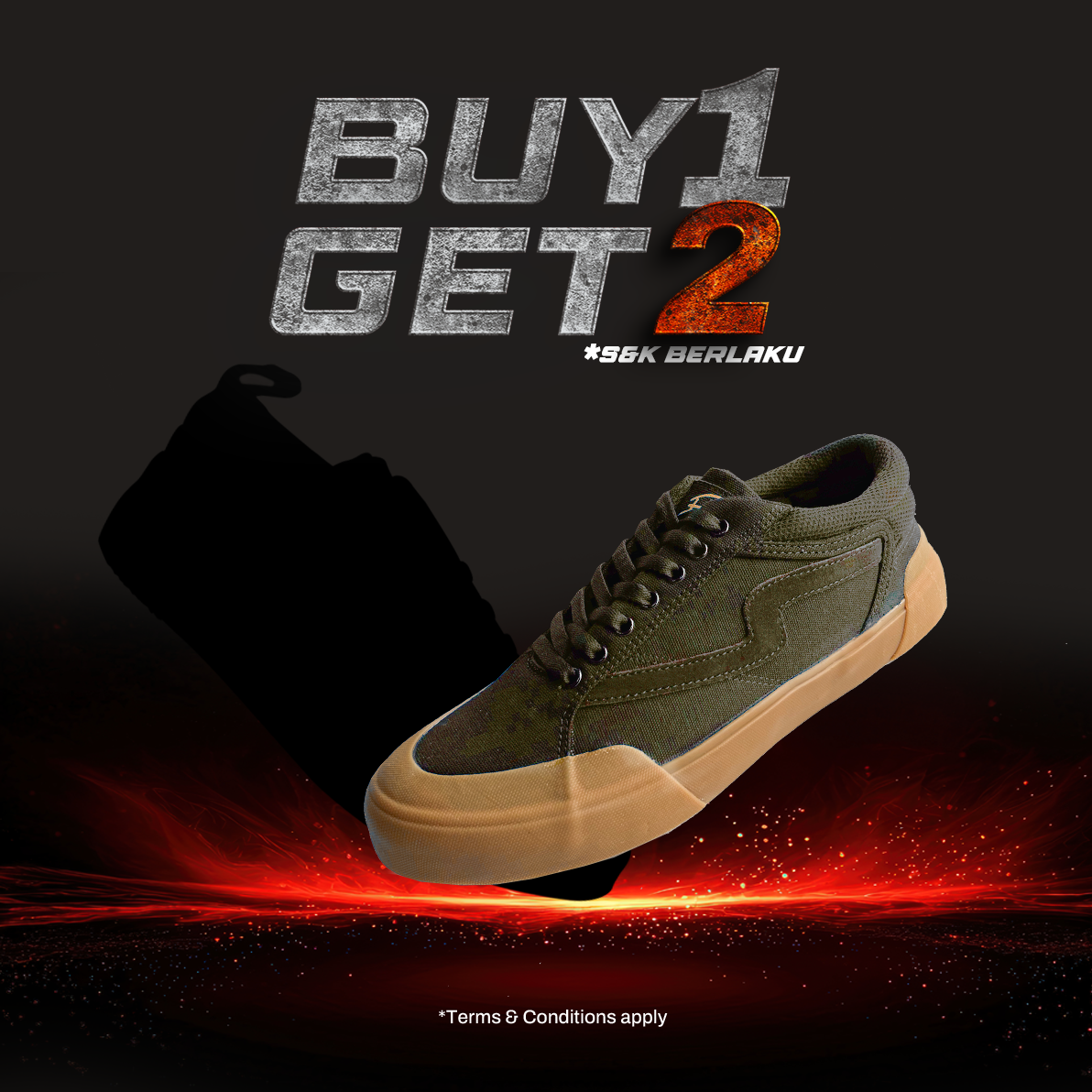 BUY 1 GET 2 - Cloud Olive Gum