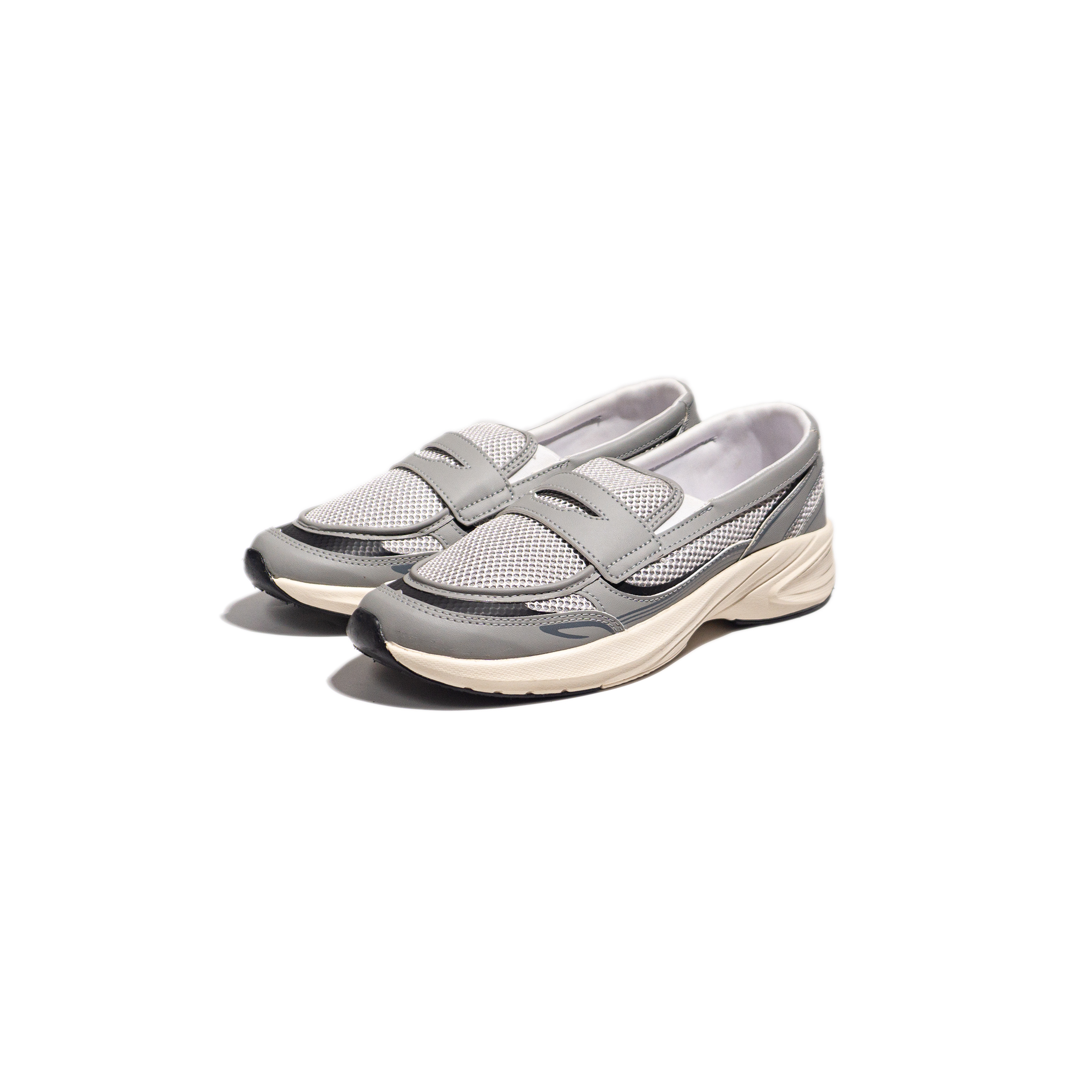 Nomad Loafers Grey White