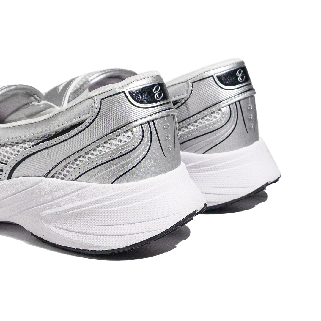Nomad Loafers White Silver - Image 3