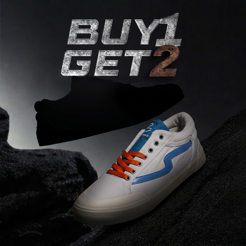 BUY 1 GET 2 - Cloud White Blue