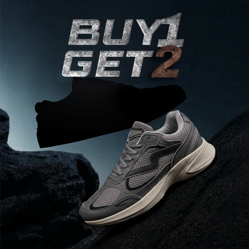 BUY 1 GET 2 - Nomad Grey White